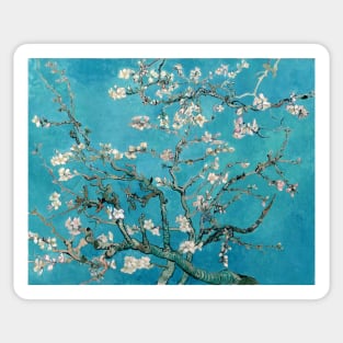 Van Gogh Blossoming Almond Tree Sticker